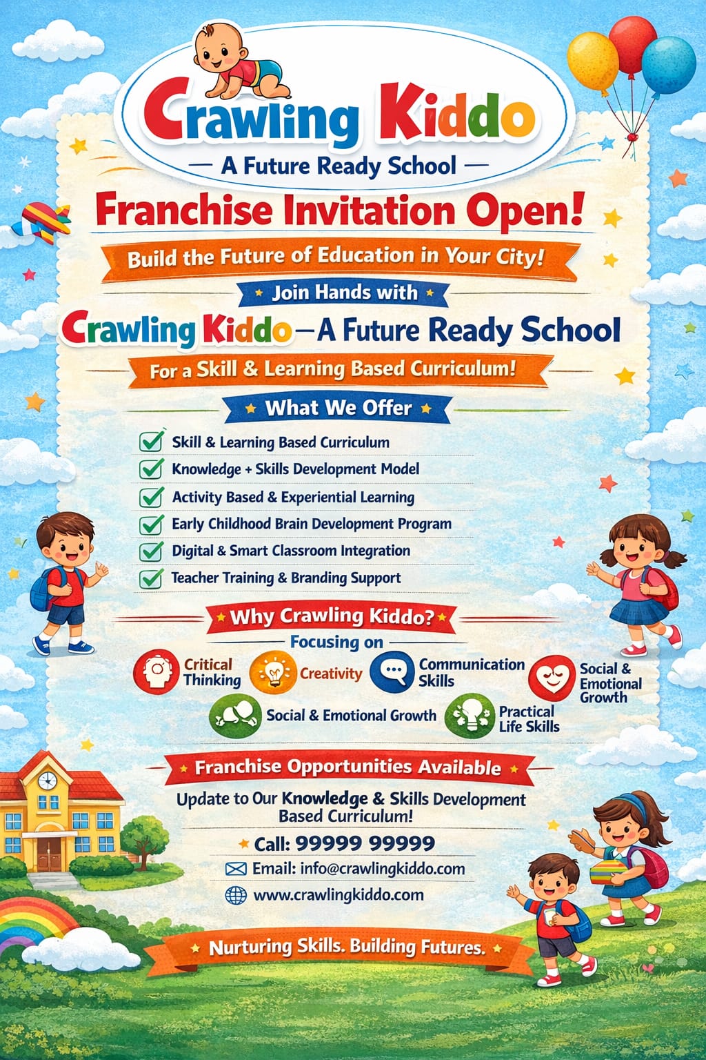 Crawling Kiddo - A Future Ready School